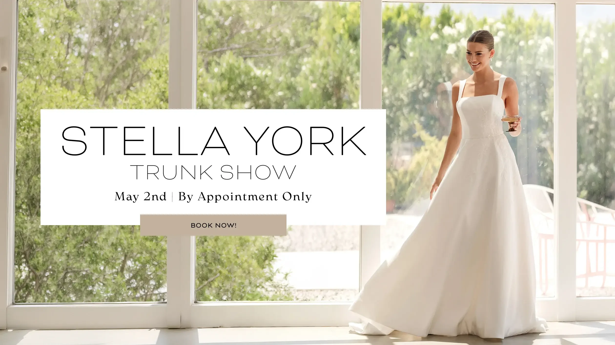 Stella York Trunk Show Desktop Banner